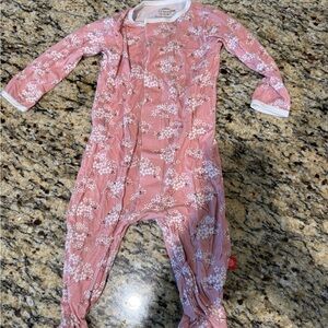 Magnetic Me - Floral Kids One Piece Bamboo 3-6m